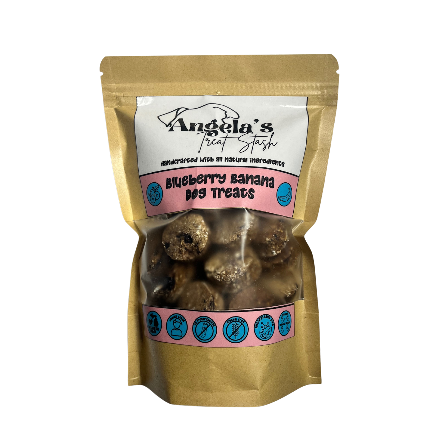 Blueberry Banana Dog Treats