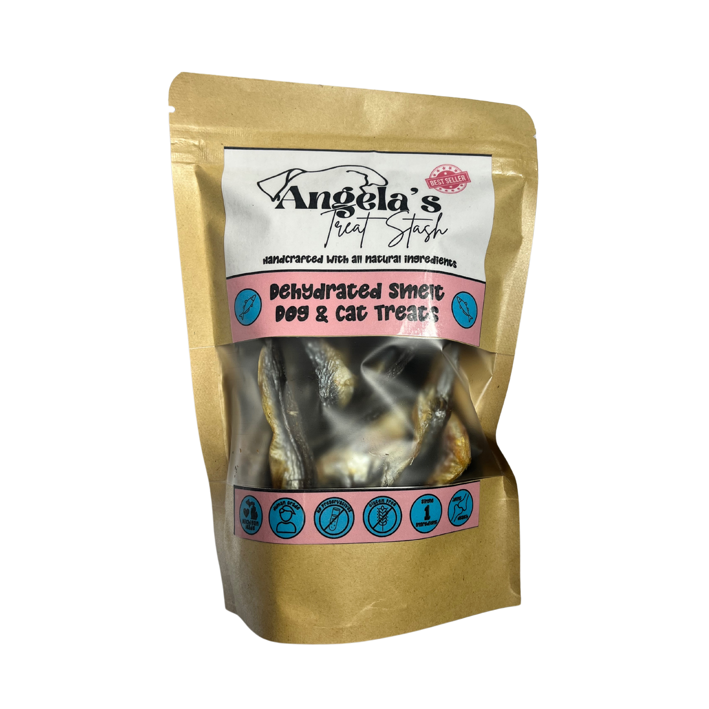 Dehydrated Whole Smelt Treats